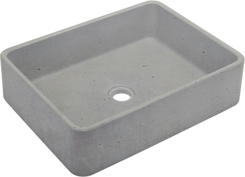 Opbouw lavabo briq R 48X36X13 zonder overloop Beton