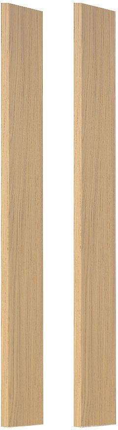 ZIJWAND VOOR SPIEGELKAST MOLTO (SET 2 STUKS) EIK BRONS