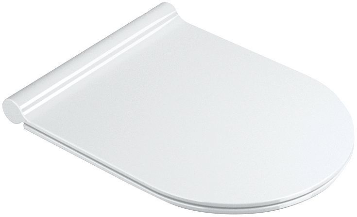 WC-zitting Zero Compact 46 slim catalano lift off/soft-close anti-bacterieel wit