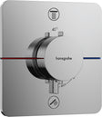 Afwerkset THERMOSTAAT+2 stopkranen shower Select Comfort Q chroom