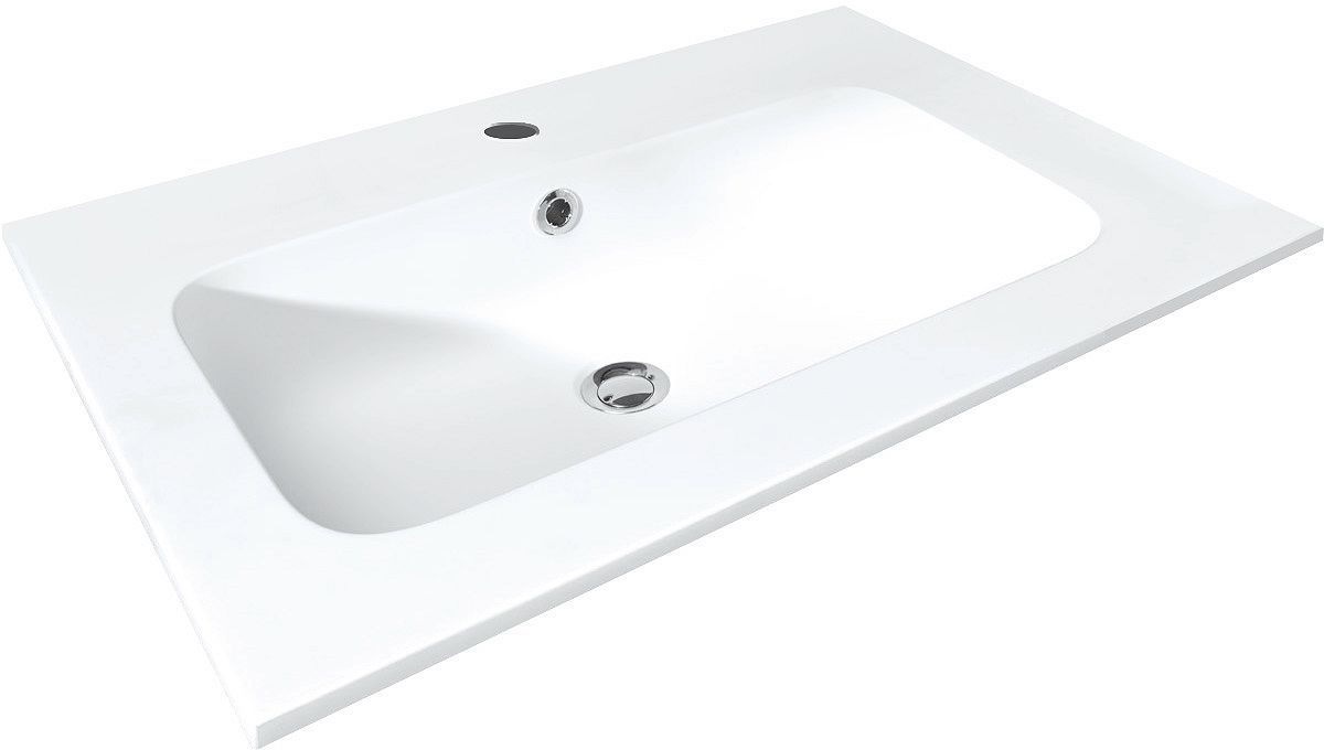 Wastafel 34 detremmerie 70CM 1 kraangat Solid