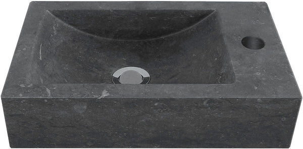 HANDENWASSER MANO PLUS MET OPHANGING+KREPINE L40D26H10 BLAUWE STEEN KRAANGAT RECHTS