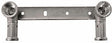 Badbrug 2X(16MM-1/2"F) messing pers Henco