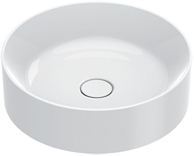 Opbouwlavabo Zero catalano cataglaze+ diameter 45 H13 zonder overloop wit