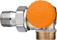 THERMOSTATISCHE RADIATORKRAAN ECLIPSE HEIMEIER 3/4"M-1/2"HAAKS RECHTS