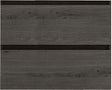 Onderbouw form/alano 2 laden 80CM graphit eik