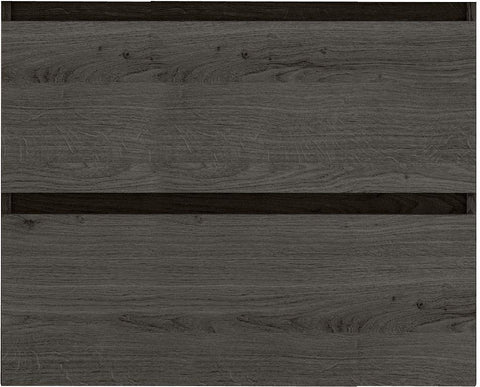 Onderbouw form/alano 2 laden 80CM graphit eik, badkamermeubelen — SKU DESCO-180893