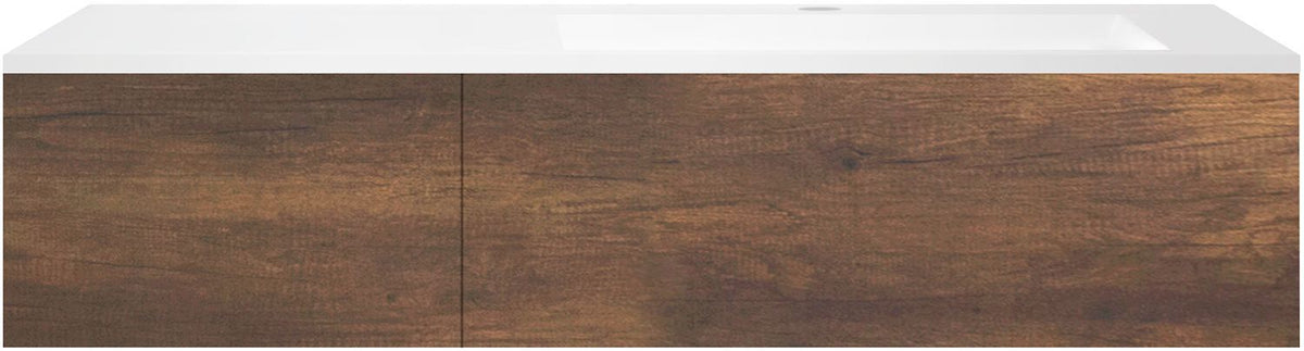 ONDERBOUW COFFEE 2 LADES 140 EIK.DEC.ROEST+WASTAFEL KUNSTMARMER RECHTS MAT WIT
