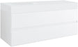 ONDERBOUW 2LADES VOOR TABLET PURO 1 LAVABO LINKS TENSO 140CM WIT