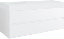 ONDERBOUW 2LADES VOOR TABLET PURO 1 LAVABO LINKS TENSO 140CM WIT