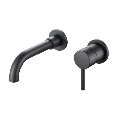 Aloni 2-gats wastafelkraan met inbouwlichaam mat zwart, wastafelkranen — SKU MB-15857-19384, EAN 5404024106055