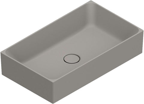 Opbouwlavabo Premium catalano cataglaze+ 60X35 H13 zonder overloop tortora satinato