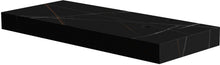 TABLET KERAMISCH MARMER PURO B120 H10 1AFVOERGAT/KRAANGAT RECHTS BAMBOO BLACK