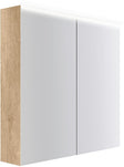 Spiegelkast COFFEE 2 deuren 800MM 4250K eiken Decor kasjmier