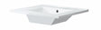Lavabo form 61X46CM porselein wit