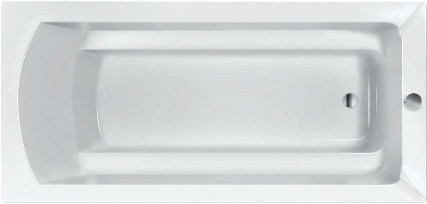 Bad acryl bodysize Bado 170X90 inclusief poten wit