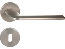 Linea Bertomani 2814 Design poignée de porte avec rosace nickelé