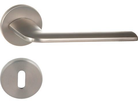Linea Bertomani 2814 Design deurklinkset op rozet vernikkeld