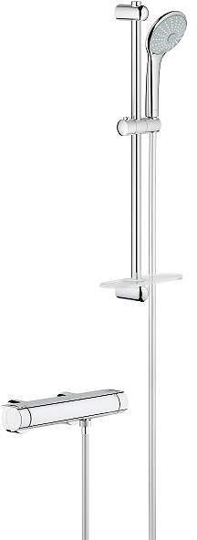 Thermostaat douche 2000+DOUCHESET Euphoria 110 massage 60CM FG chroom