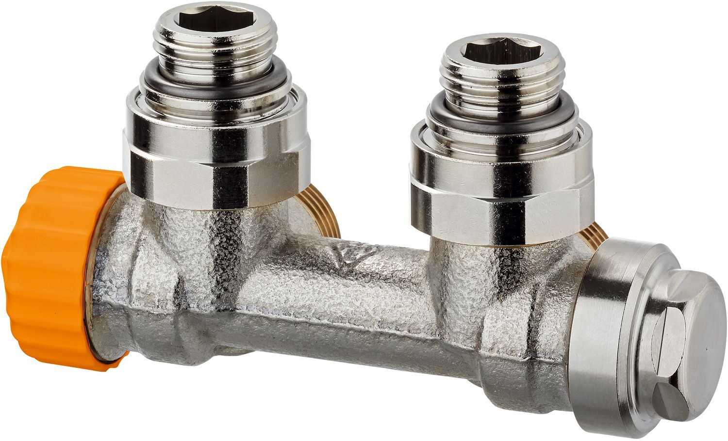 H-BLOK 2-PIJPS MULTILUX ECLIPSE HEIMEIER 1/2"F HAAKS