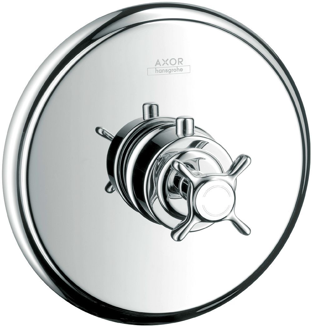 Afwerkset thermostaat montreux Axor geborsteld nikkel