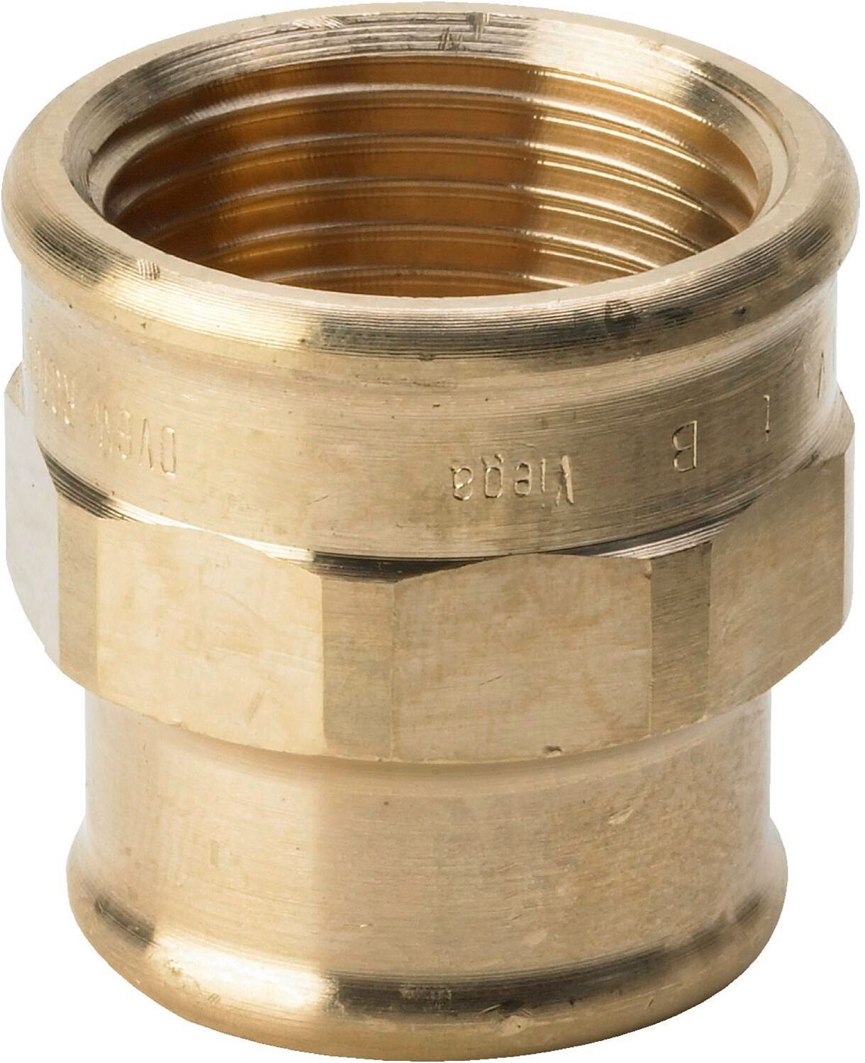 Bronzen reductie 4/4"-3/4"FF Viega