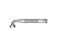 Saninstal Saniflex flexibele leiding met bocht 1/2"M x 1/2"F 50cm