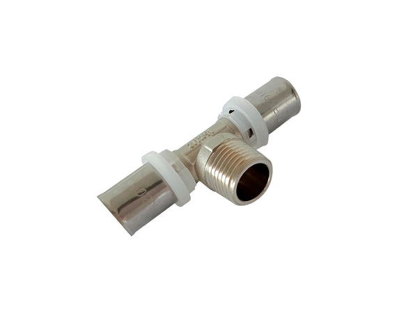 Saninstal T-koppeling 16x16x1/2"M