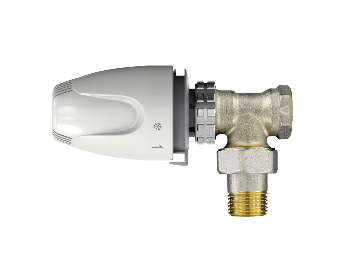 Saninstal thermostatische radiatorkraan haaks 1/2"