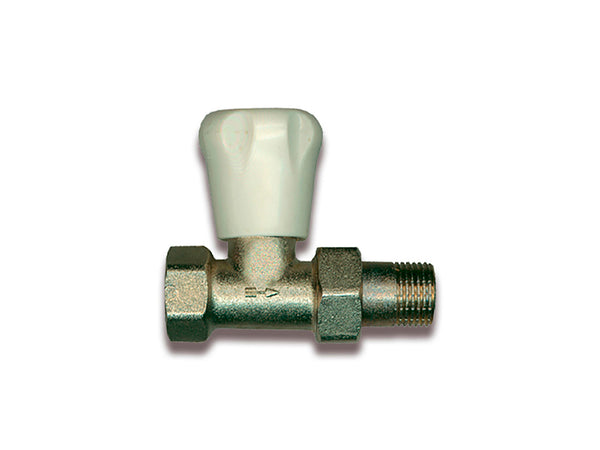Saninstal radiatorkraan recht 1/2"