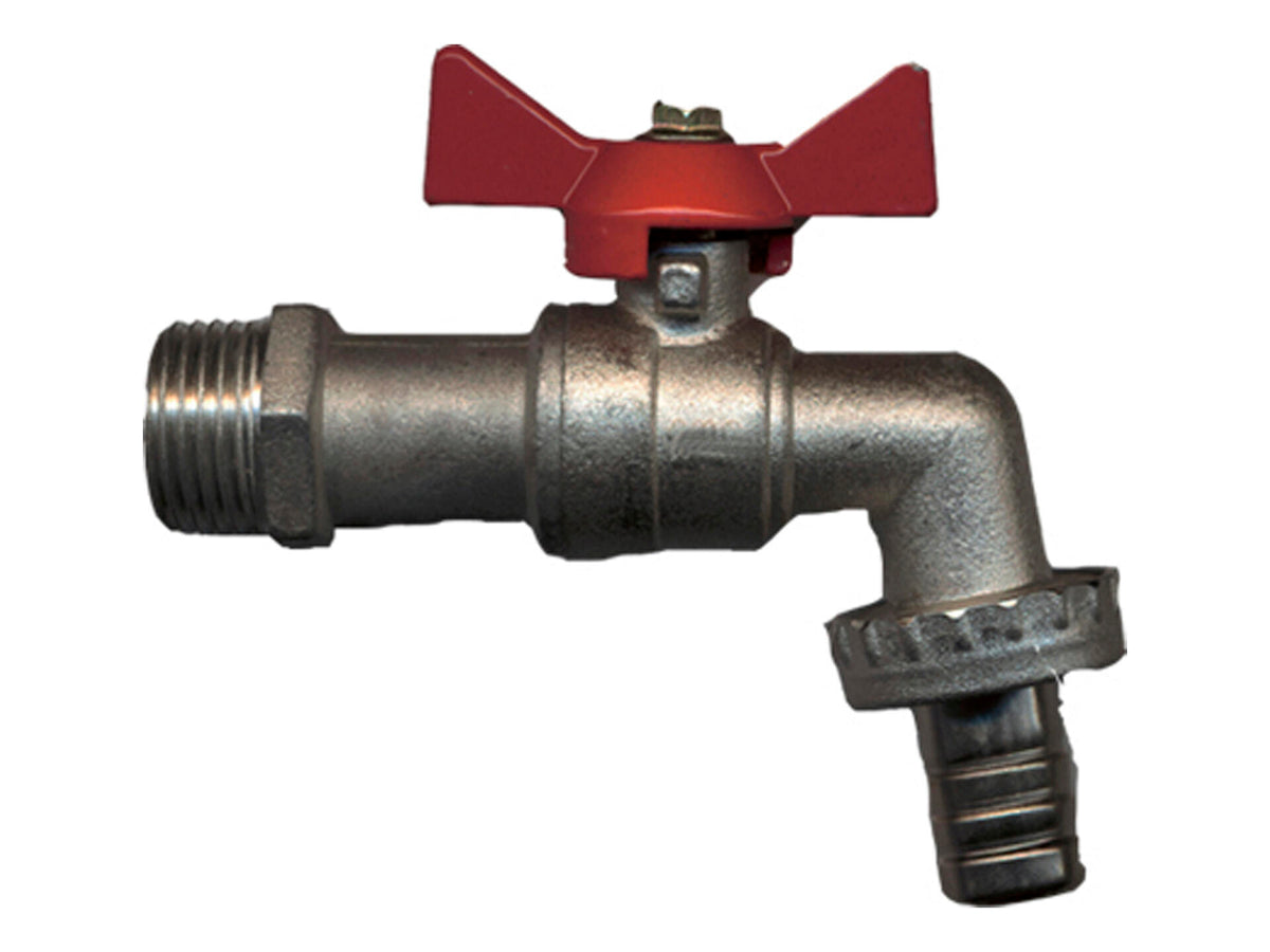 Saninstal Dubbeldienstkraan eco met vlinder 1/2"