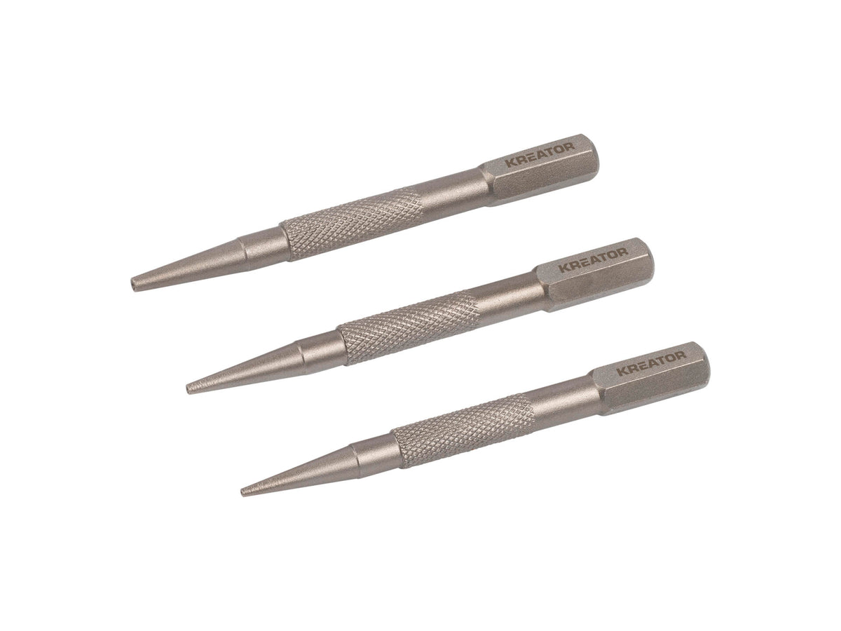 Kreator KRTH24001 drevelset 0,8/1,6/2,4 mm 3-delig