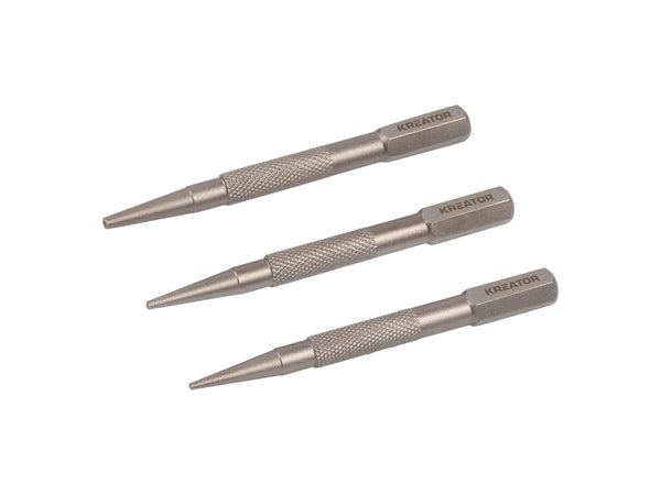 Kreator KRTH24001 drevelset 0,8/1,6/2,4 mm 3-delig