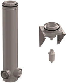 Kit startniveau clv pp/galva 2 ketels 90° 160/250 ubbink
