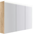ARMOIRE TOILETTE COFFEE 3 PORTES 1200MM 4250K CHENE DECOR CACHMIRE