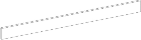 Verhoogde achterwand voor bovenste lade Molto 120CM zonder bevestigingen Antraciet, badkamermeubelen — SKU DESCO-177582