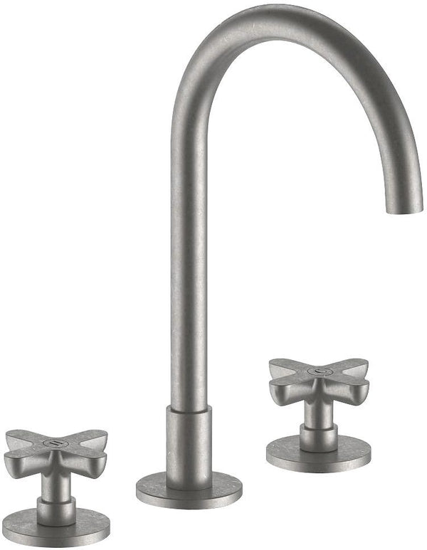 3GATS MENGKRAAN LAVABO ICONA CLASSIC FANTINI ZONDER SLUITING SPRONG 160MM RAW METAL PVD