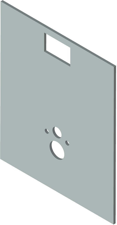 Achterwand voor voorzetwand systemfix/duofix Mdf PASPARTOE