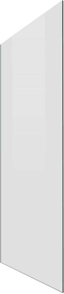 Vast deel PASPARTOE 2.0 86CM- hoogte 204CM chroom-helder