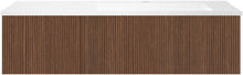 ONDERBOUW COFFEE 2 LADES 120 NOTELAAR  SMARTLINE+WASTAFEL RECHTS KUNSTMARMER MAT WIT