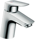 1GREEP Mengkraan lavabo Logis 70 Hansgrohe coldstart automatische sluiting chroom