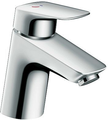 1GREEP Mengkraan lavabo Logis 70 Hansgrohe coldstart automatische sluiting chroom