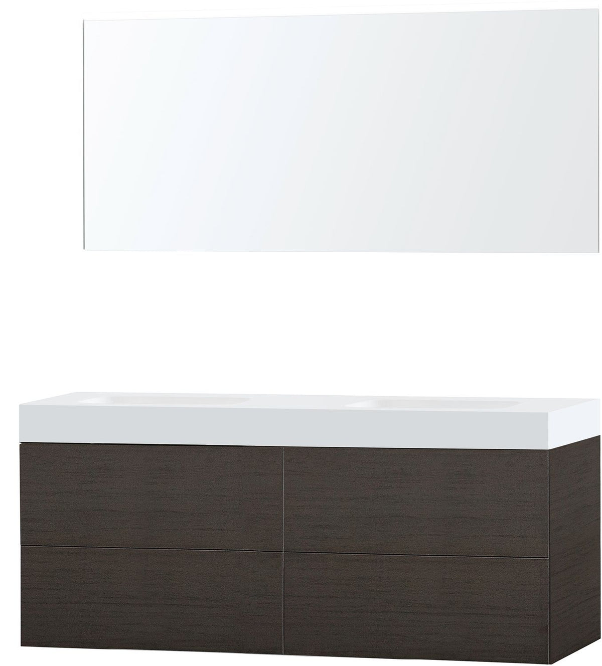 Meubel puro duo wenge 160 Solid puro spiegel