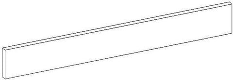 Verhoogde achterwand voor bovenste lade Molto 80CM zonder bevestigingen Antraciet, badkamermeubelen — SKU DESCO-177580