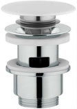 Design clic krepine nobili 5/4" rond met overloop porselein