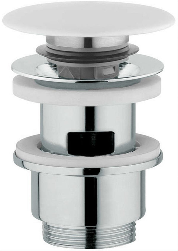 Design clic krepine nobili 5/4" rond met overloop porselein