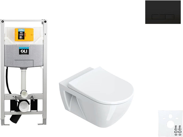WALLFIX OLI HANGWC SFERA ECO CATALANO GLAM MAT ZWART