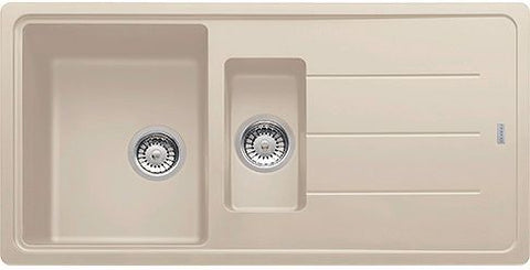 Inbouw spoeltafel basis Franke 1,5 bak+verlek 97X50 champagne