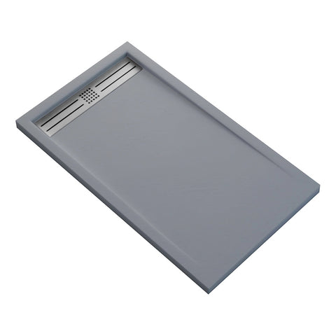 Veroni Elite douchetas composietsteen vlak (DxBxH) 120 x 90 x 3 cm - Grijs, douchebakken — SKU MB-18822-22349, EAN 5404024107243