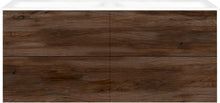 ONDERBOUW COFFEE 4 LADES 140 DUO NOTENLAAR DECOR FLUWEEL+DUBBELE WASTAFEL PORSELEIN ZND.KRAANGAT WIT